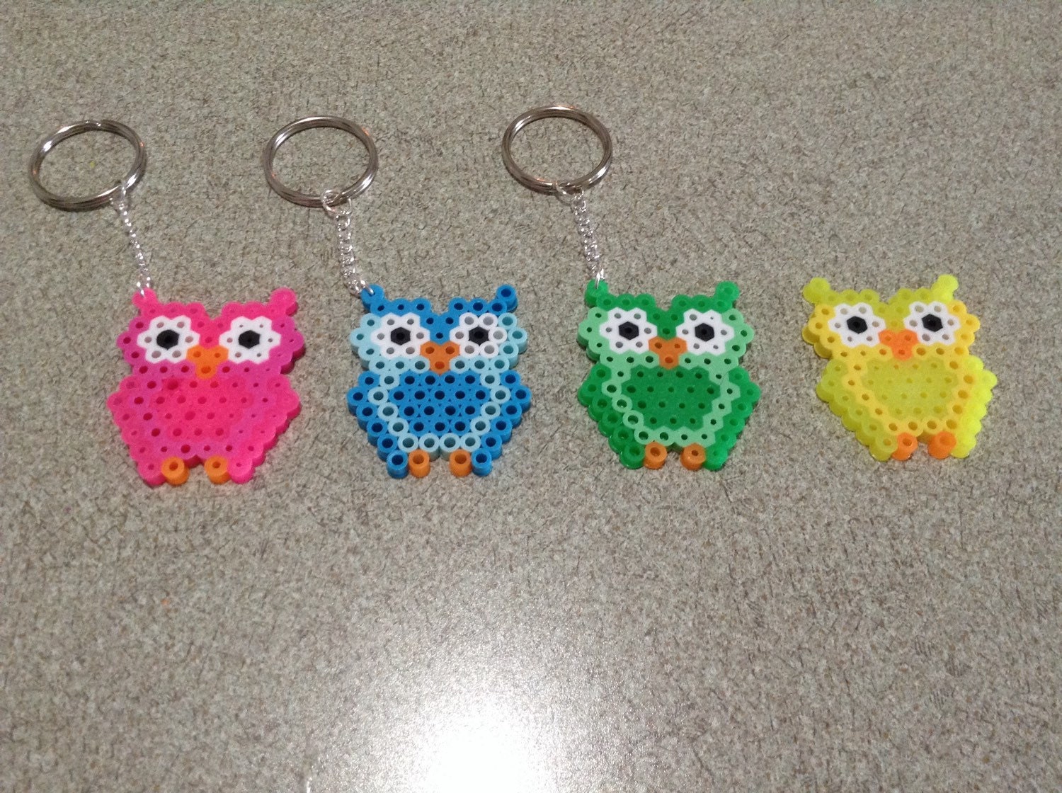 Perler Bead Owl Sprites