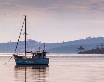Fishing boat in Tasmania