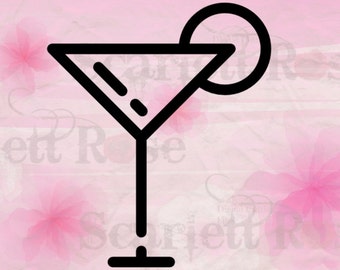 Cocktails svg | Etsy