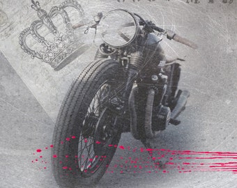 King-print on canvass