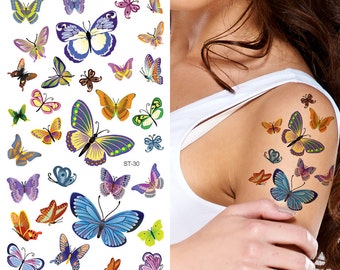 Supperb® Temporary Tattoos - Lots of Butterflies Ii