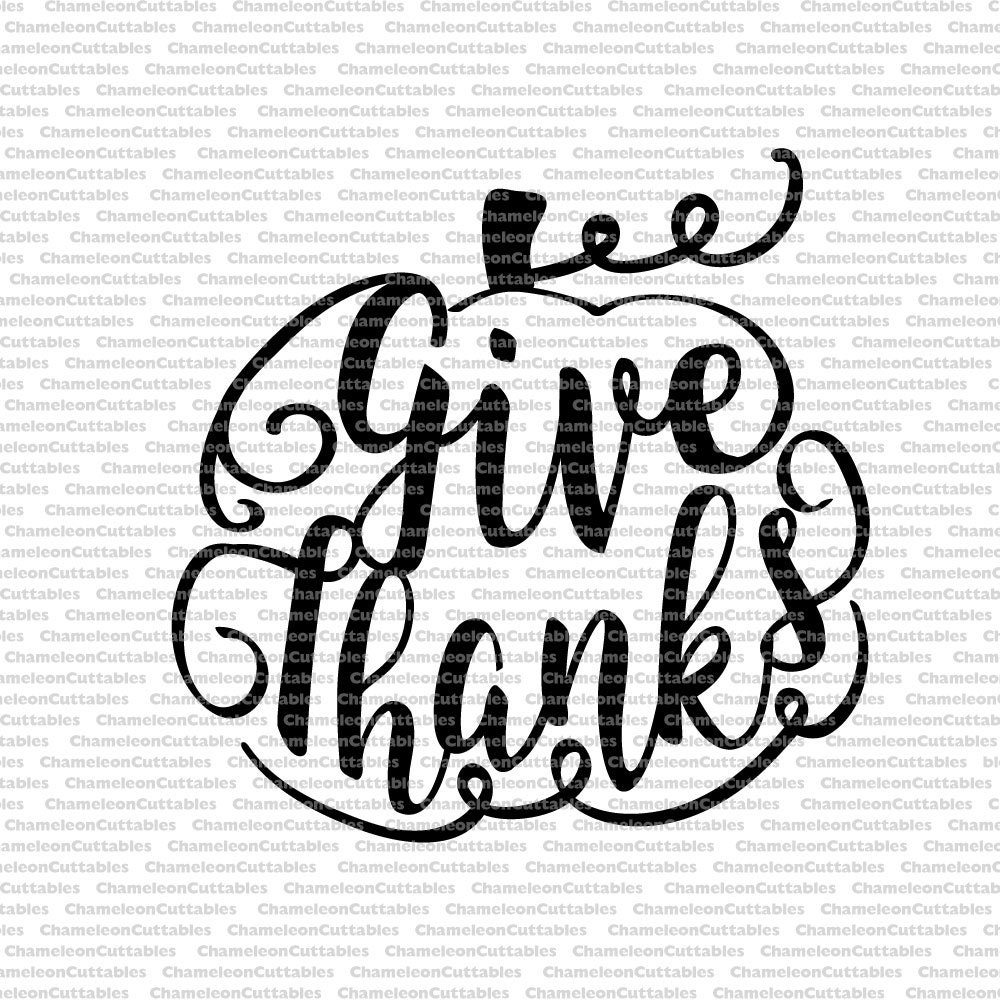 Download give thanks swirls pumpkin svg Thanksgiving thankful