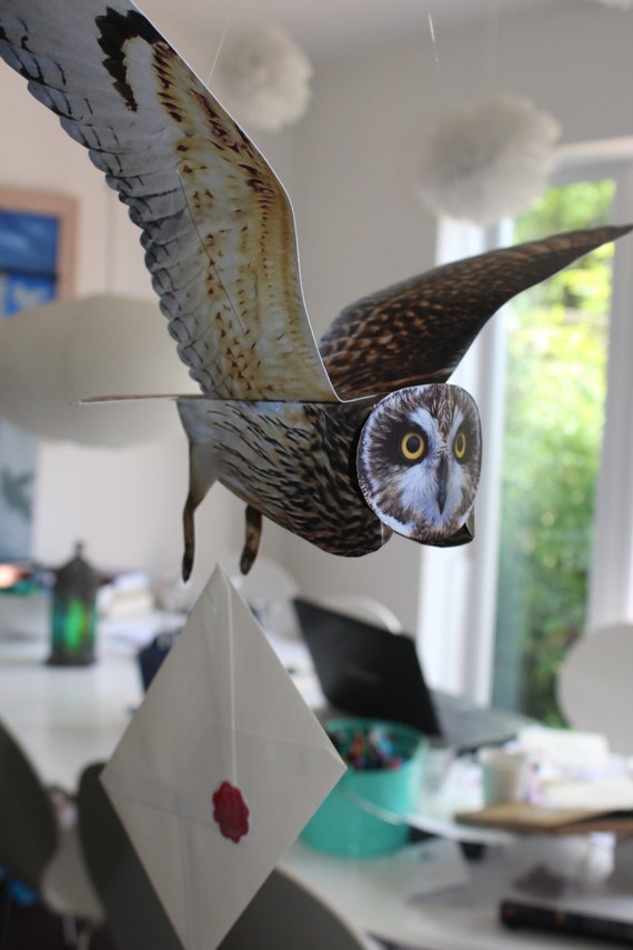 Your very own Harry Potter style Mail Delivery Owl Mobile with
