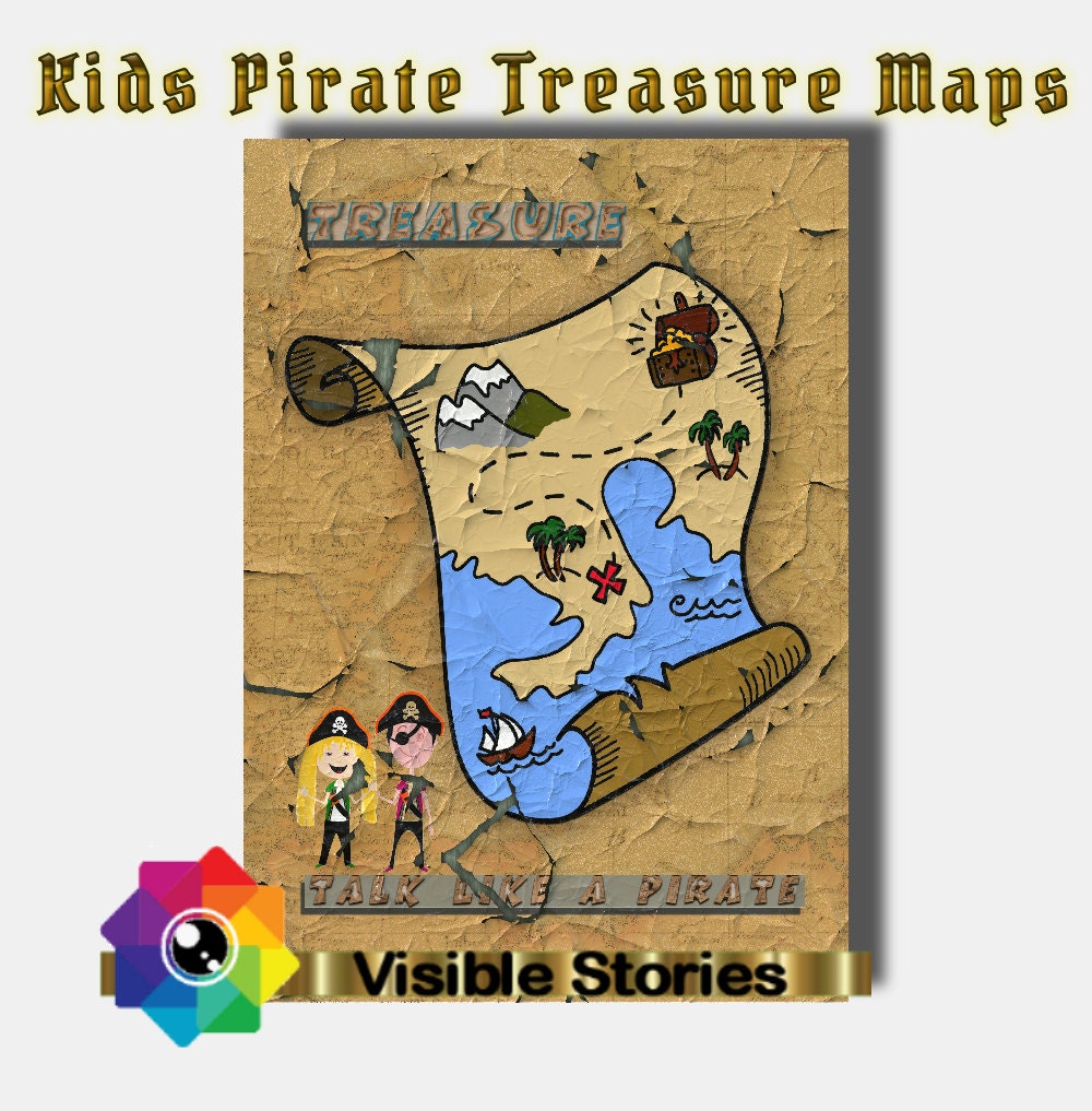 kids printable pirate treasure maps for framing