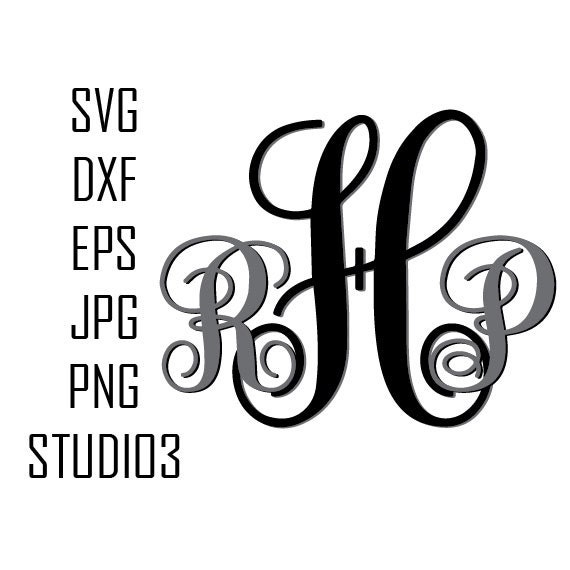 Download Curly Monogram Font Svg Dxf Eps Studio 3 Png Jpg by SVGFONTS