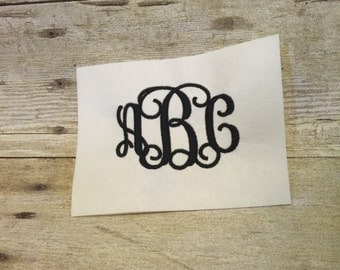 Vine Font, Vine Monogram Font, Vine Embroidery design