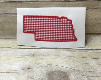 Nebraska Applique, Nebraska Embroidery Design Applique