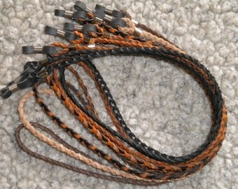24" Leather Eyeglass Chain, Eyeglass Strap, Glasses Chain, Reading Glasses Holder, Sunglasses Strap, Eyeglasses Retainer, Glasses Leash