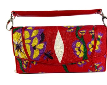 BAG STINGRAY Stingray red flower of spring