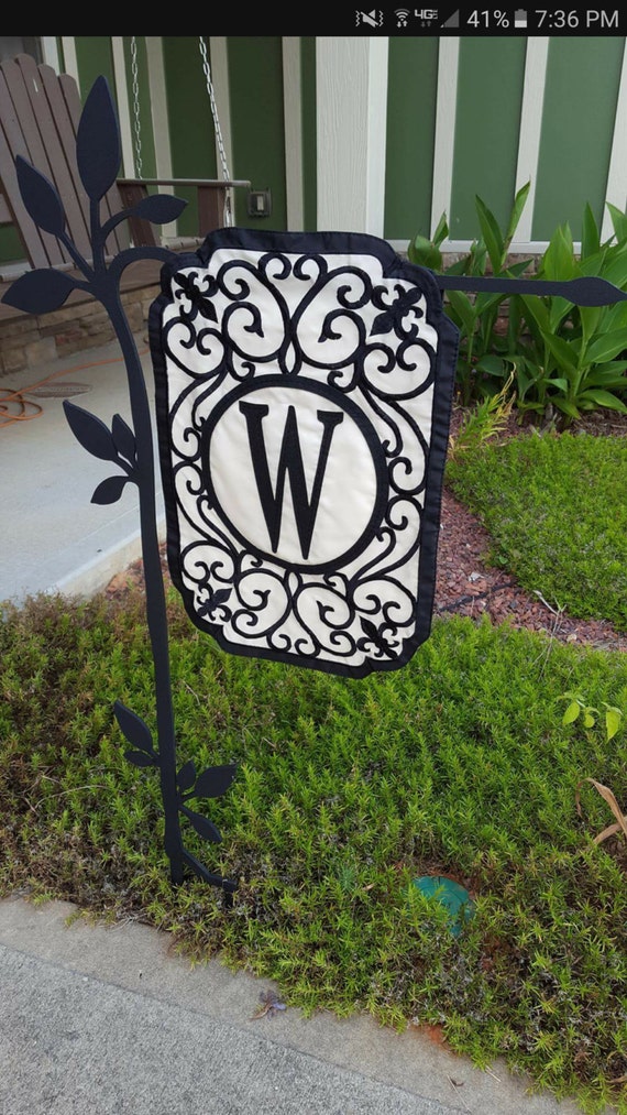 Yard Flag Holder by MetalDecorMan on Etsy