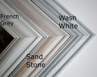 Poster frame distressed frame 50x70cm shabby chic picture frame photo frame white frame photo frame wall decor rustic decorate chicframeshop