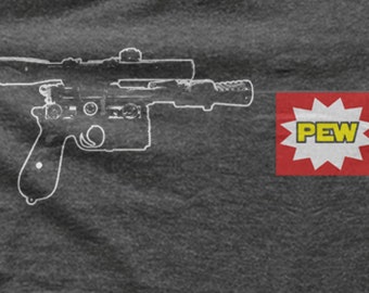 Star Wars T-shirt - Han Solo Blaster - Pew Pew