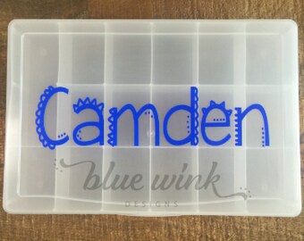 Personalized Snack Box--Road Trip Organization--Food Storage--Personalized Gift