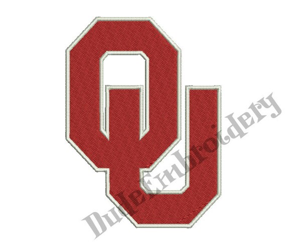 Oklahoma Sooners Embroidery Designs 7 Sizes Football Logo