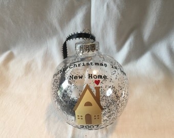 First Christmas in Our New Home Ornament