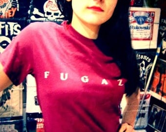 Fugazi LOGO TSHIRT punk minor threat black flag