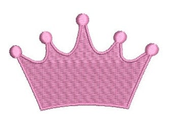 Princess Tiara EMBROIDERY Design Princess Crown Embroidery Design Machine Embroidery Instant Download ER370F