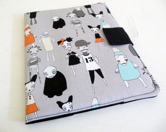 Zombies iPad 2 Cover, Adorable Zombie iPad 3 Case, casual book style