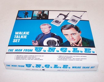 1966 Gabriel Industries Man From U.N.C.L.E. Walkie Talkie BOX REPRODUCTION
