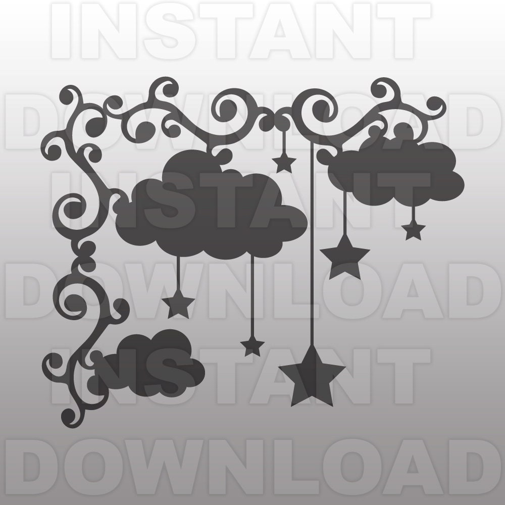 Download Baby Shower SVG File,Newborn SVG File,Clouds Stars SVG ...