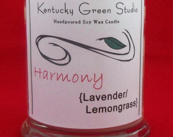 Handpoured Soy Wax Container Candle--Harmony