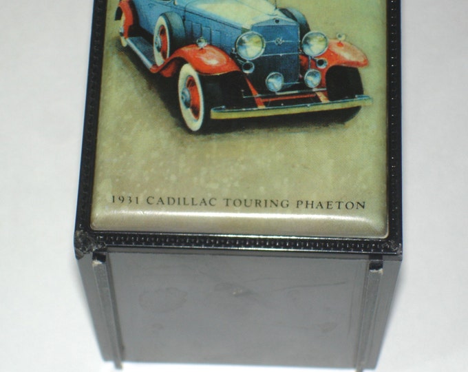 Vintage Springbok Pen Pencil Holder 1931 Cadillac Touring Phaeton