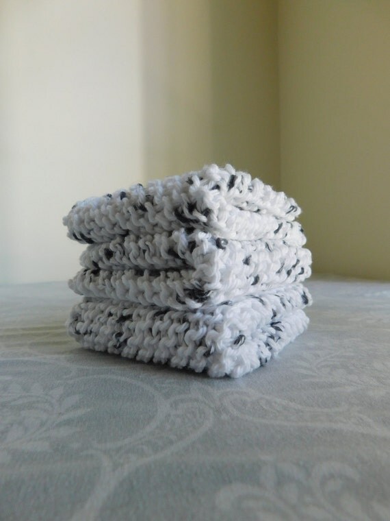 Salt and Pepper Dishcloth Trio