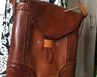 Amazing handmade leather purse/shoulder bag