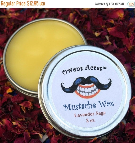 MOVING SALE.... Mustache Wax All Natural Three by OwensAcres