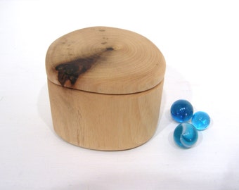 Oregon Myrtlewood Box, tree branch, presentation box, engagement ring box, ring bearer box, earring box, small jewelry box, cuff links box