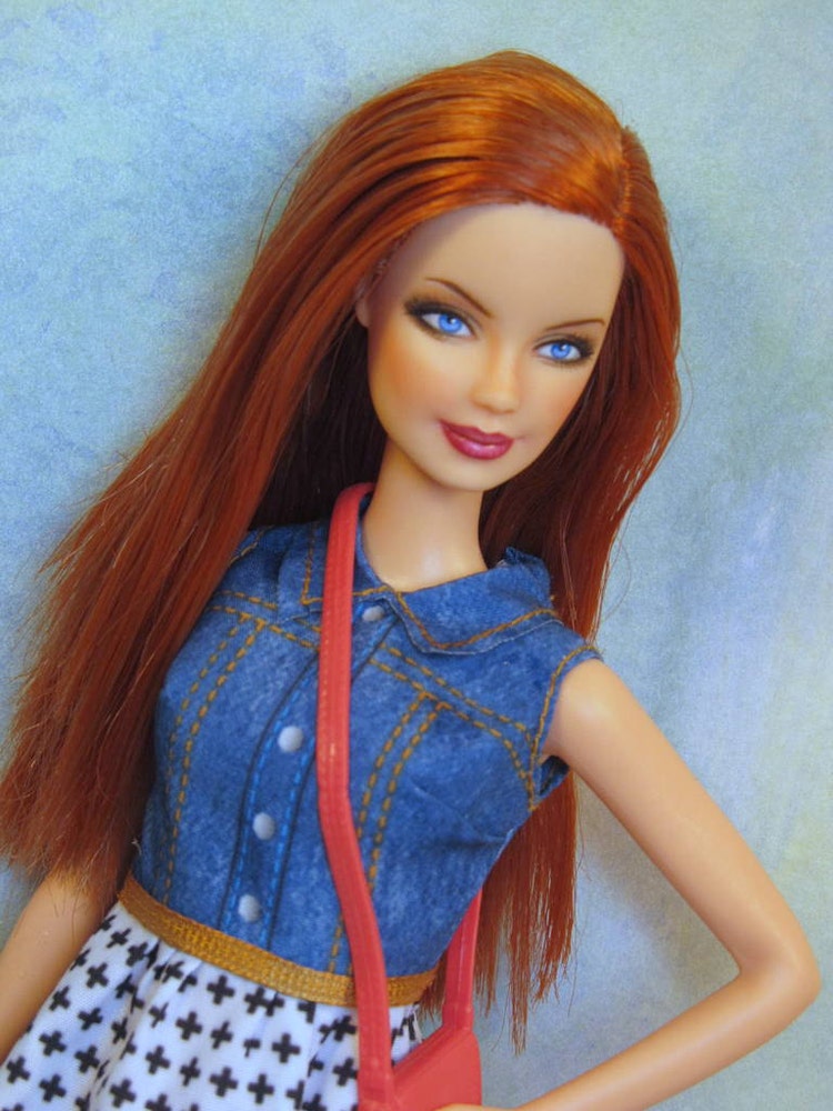 Barbie Doll Repaint Fashionista Ooak Custom By Fantasydolls