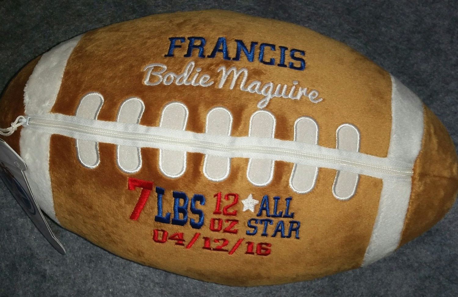 Personalized Sports Football Pillow Sports Team Boy Pillow