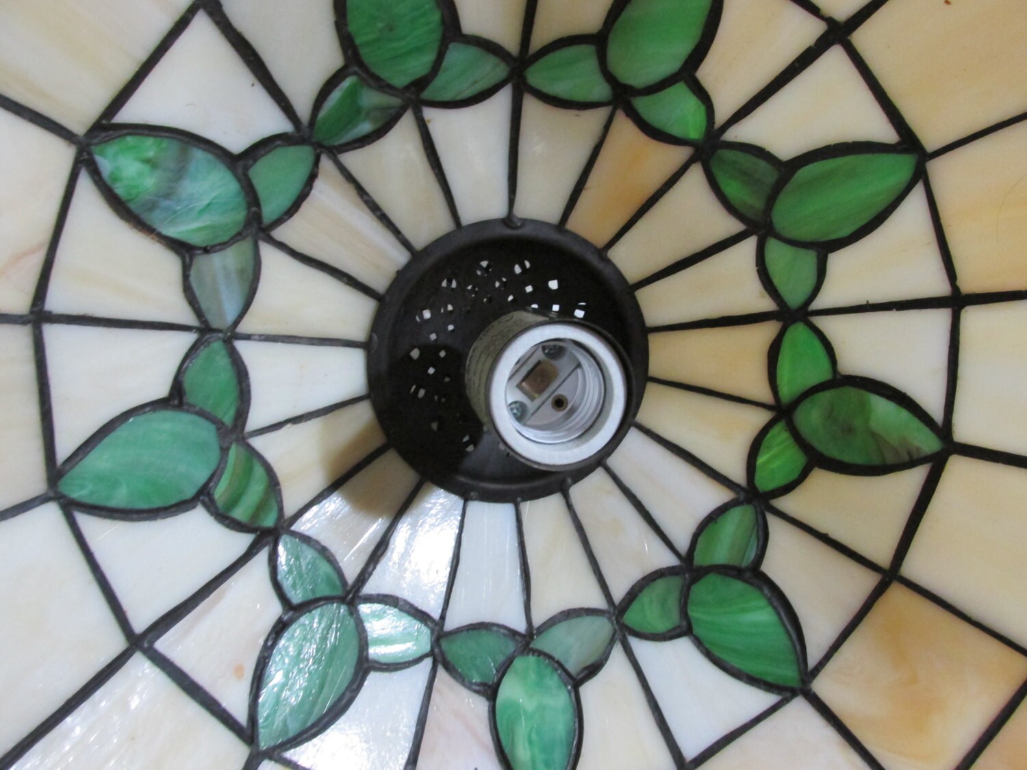 Stained Glass Light Fixture Ceiling Hanging Pendant Fruit