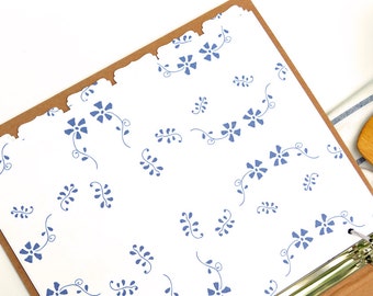 Recipe Binder Tabs - Additional Tabs Sets for your Recipe Binder in Royal Design