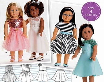 18 inch Doll Clothes Pattern - American Girl Doll Clothes Pattern - Simplicity Sewing Pattern 8039
