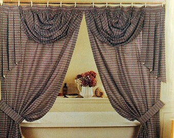 McCall's 5129, Window Treatments Pattern, Bed Canopy Pattern and Shower Curtain Pattern, Sewing Pattern, Uncut