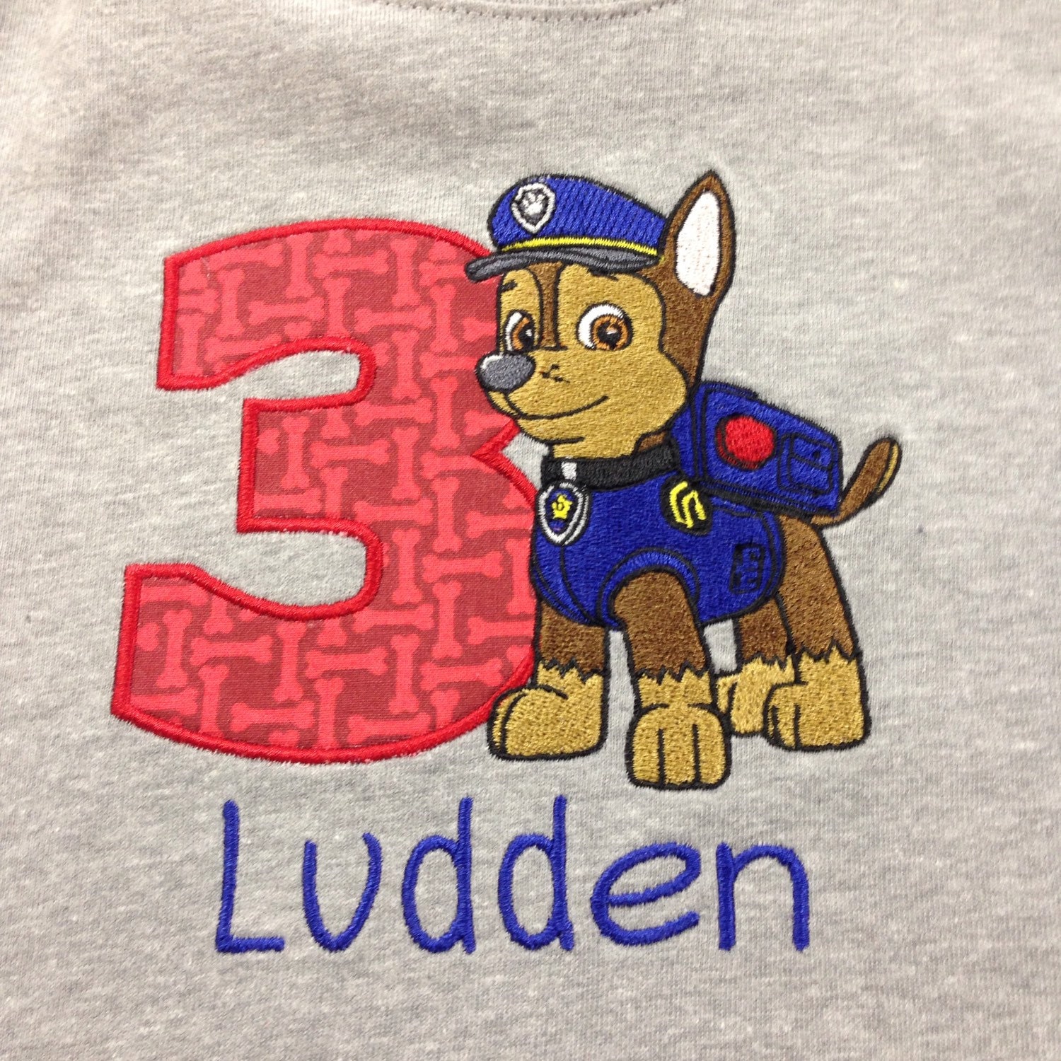 Paw Patrol Birthday Shirt Chase