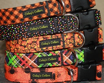 Dog Collar "The 2016 Halloween Collection" Halloween Dog Collars