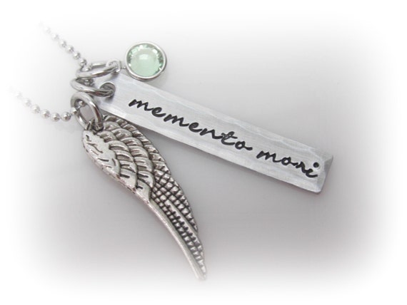 memento mori mens necklace