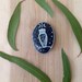 home decor, celestial owl, painted stone, Elise mahan