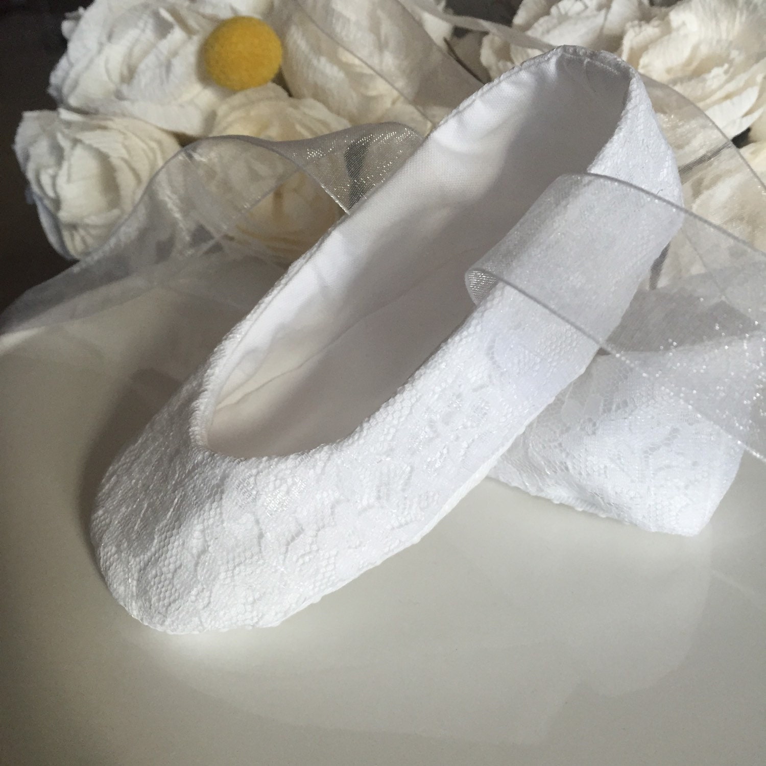 lace ballet slippers