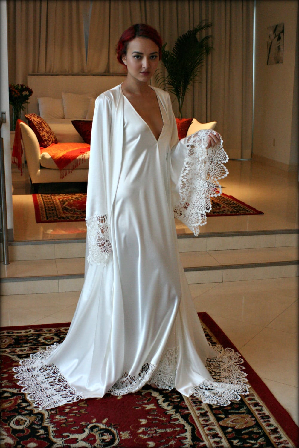 bridal satin robes
