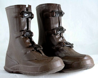 1950s rain boots | Etsy