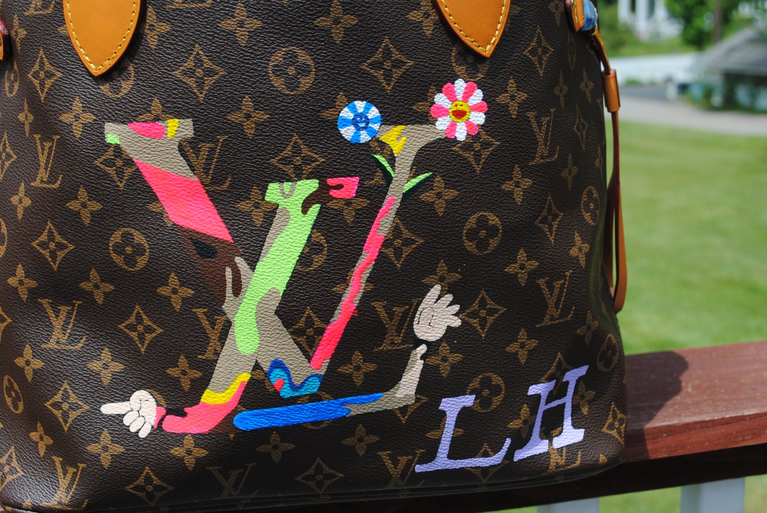 Custom Painted Louis Vuitton Speedy