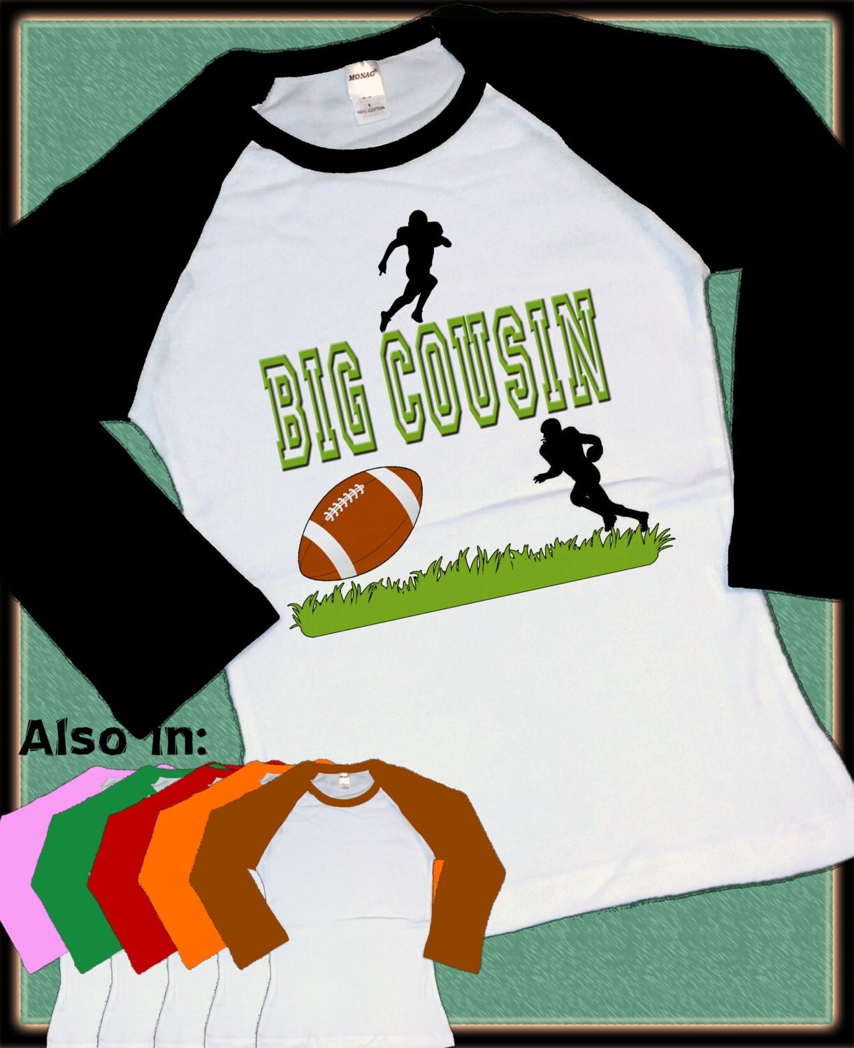 Football Big Cousin Shirt I'm going to be a big brother