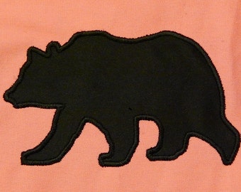 Bear applique machine embroidery Digital Instant Download designs bear silhouette 3 sizes digital download applique