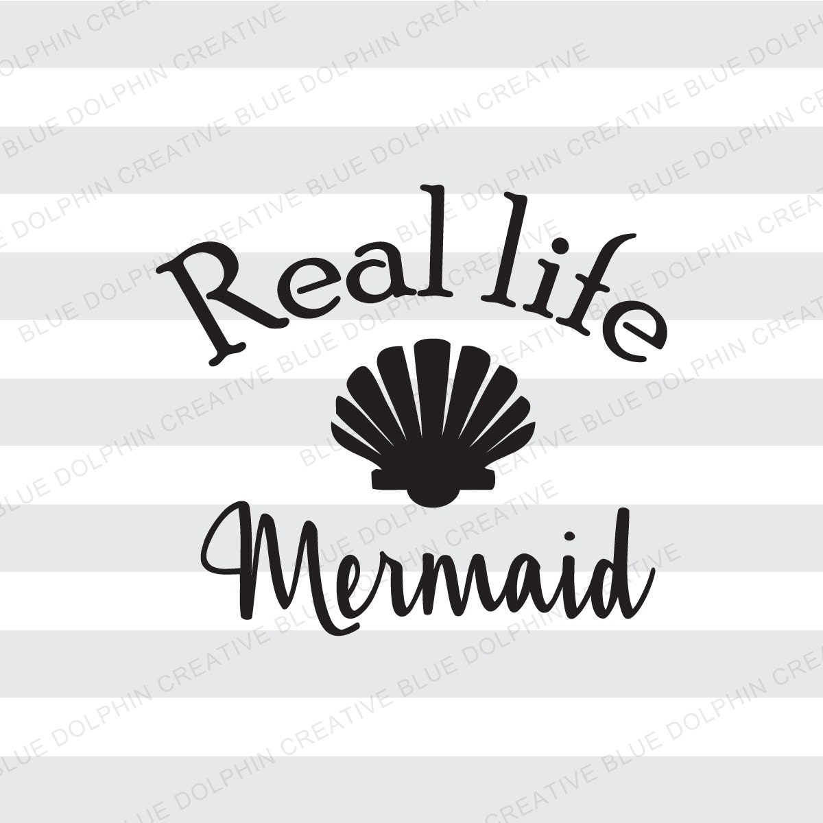 Download Real Life Mermaid SVG pdf png / electronic cutter files