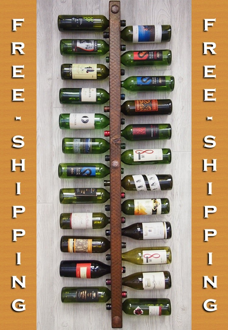 Vertical Wine Rack 24 Bottle High Capacity FREE by VetrinaDelVino