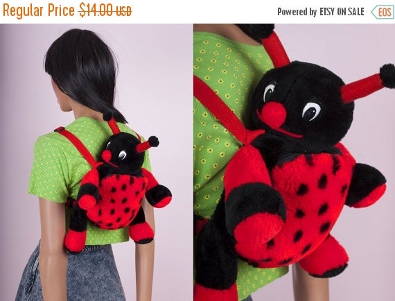 stuffed animal backpack 90s