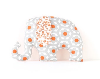 orange stuffed elephant